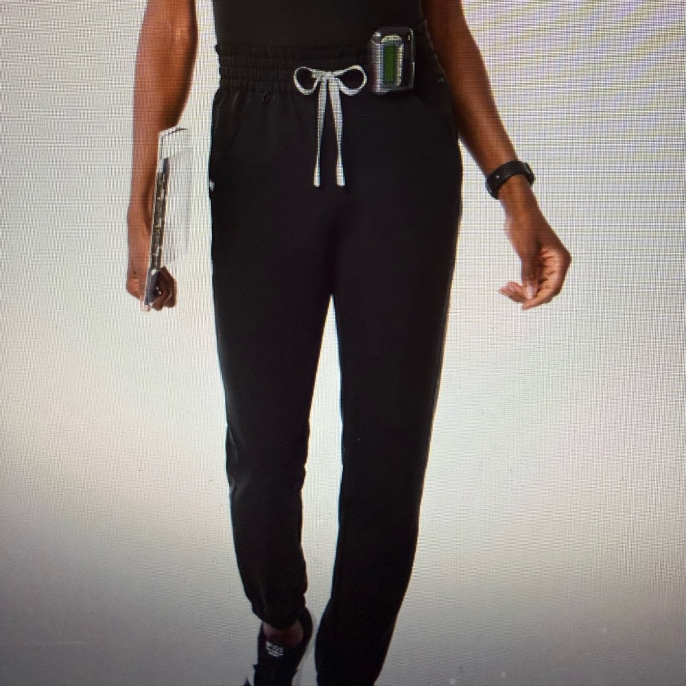 amora Jogger Scrub Pants for Women — Slim Fit, 6 Pockets, size XS.